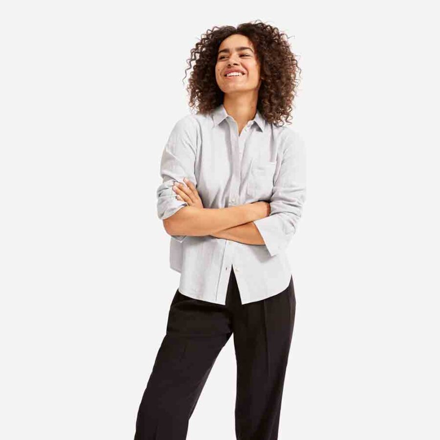 Double-Gauze Relaxed Shirt - Image 4